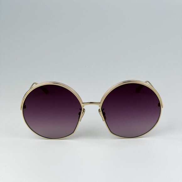 Dior EVERDIOR R1U B0D1 BRAND NEW Sunglasses Gold Gradient Bordeaux Unisex Metal - Picture 5 of 13